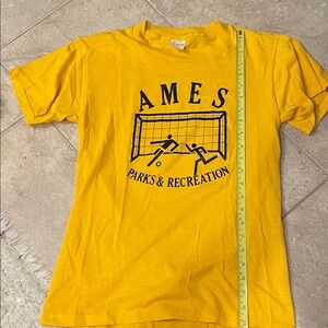Ames Parks & Recreation Yellow Graphic Tee